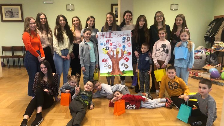 Odwiedziny dzieci z Ukrainy w Domu Studenta