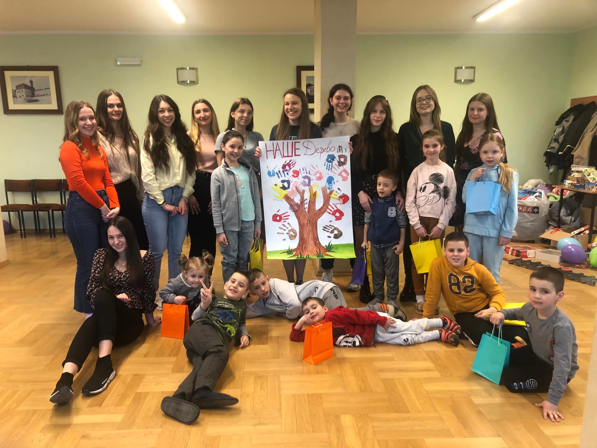 Odwiedziny dzieci z Ukrainy w Domu Studenta